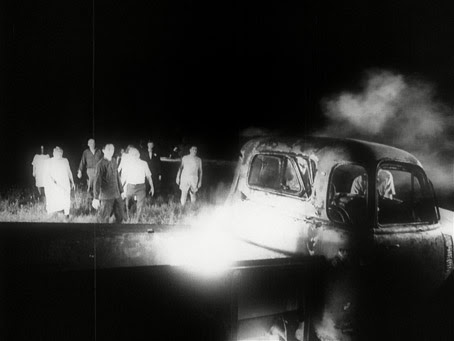 scene from night of the living dead zombie movie (1968)