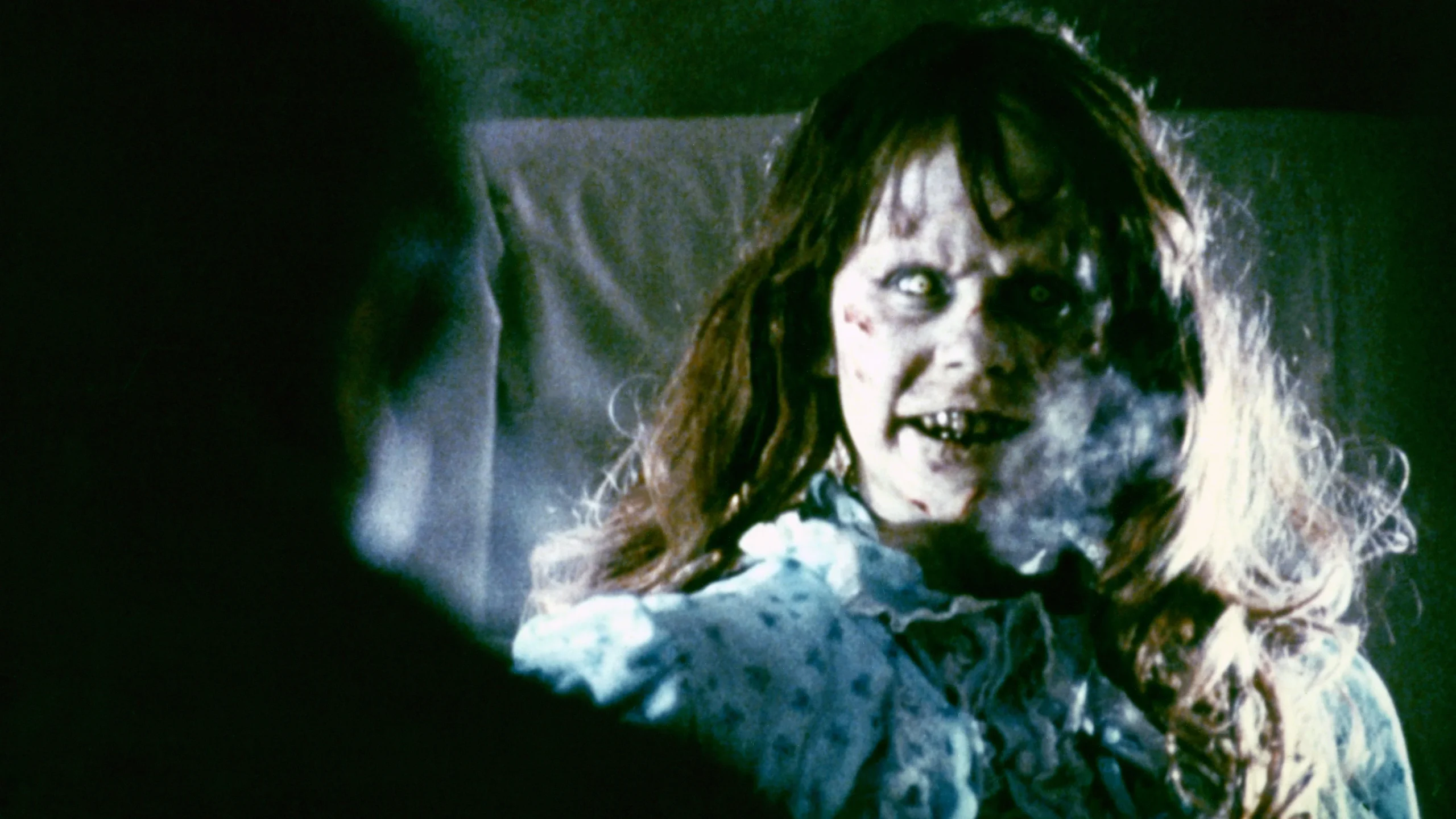 Regan in the horror movie The Exorcist (1973)